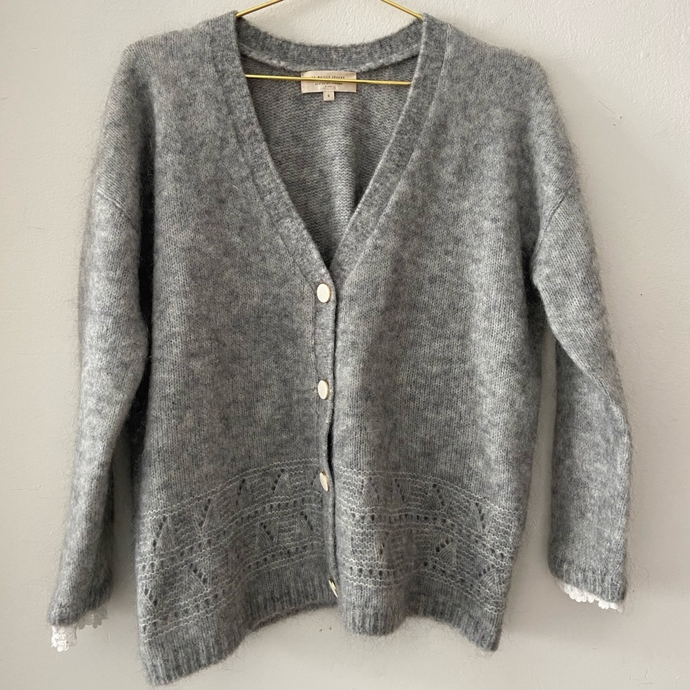 Sezane Paris Grey Sweater